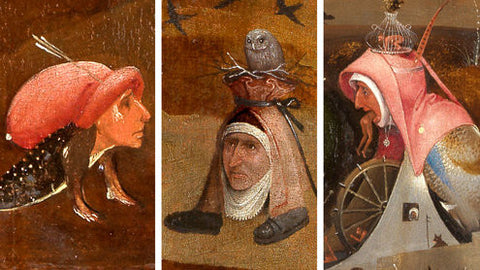 Paintings - various monsters by Hieronymus Bosch