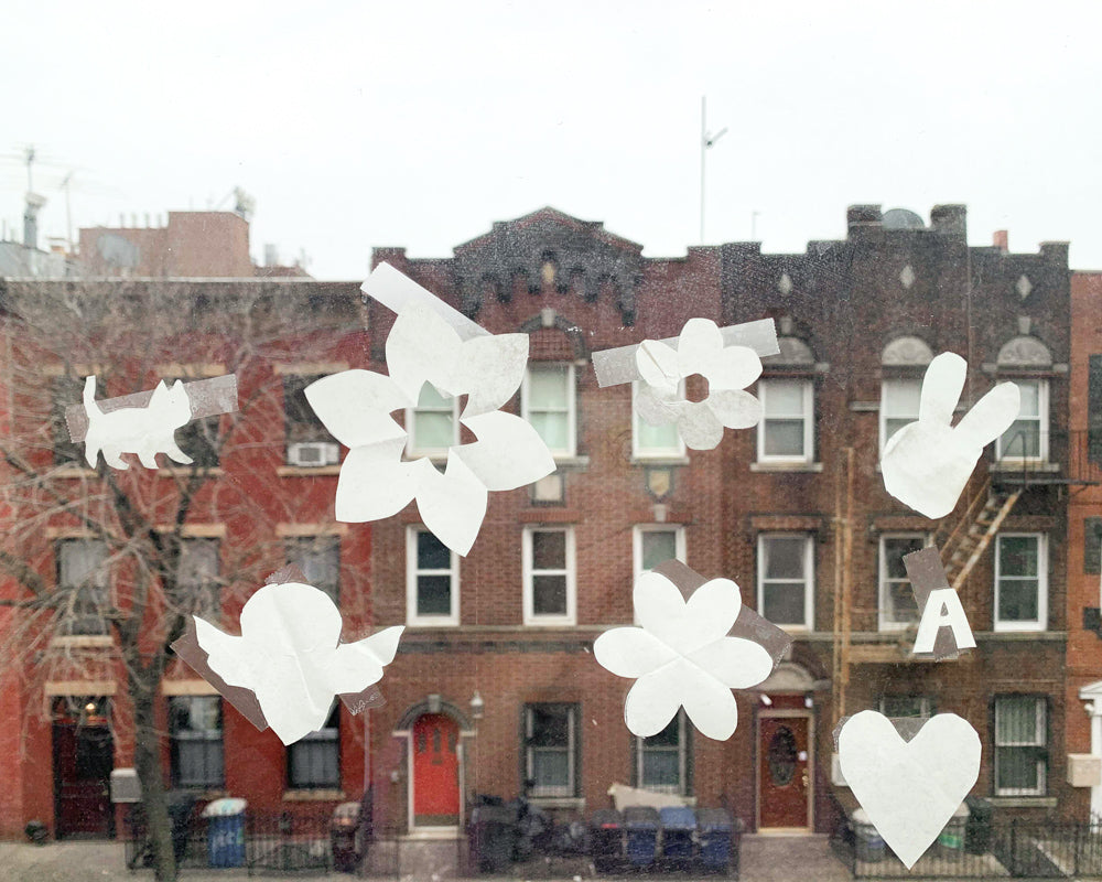more paper cut outs! with hints