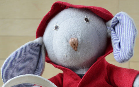 Oliver Mouse getting ready to deliver Valentine's cards to Hazel Village