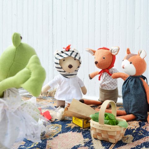 Hazel Village animals craft doll backpacks