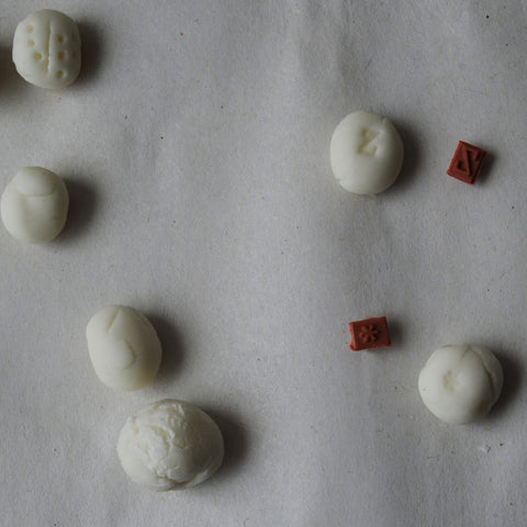 Decorating clay shapes