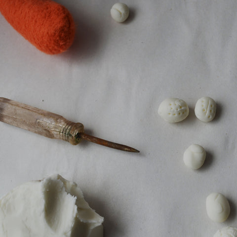 Poking holes in clay