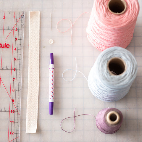 materials needed for egg sash craft