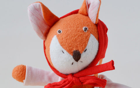 Flora Fox listens to Emma Rabbit