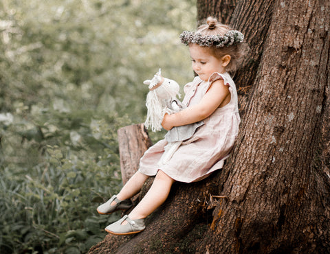 Girl with Peaseblossom Unicorn
