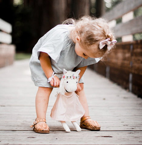 Young Girl With Peaseblossom Unicorn