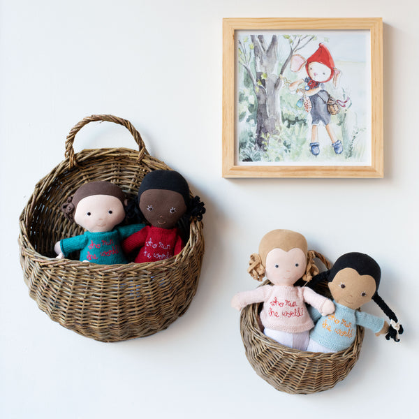 International Day of the Girl Dolls from Hazel Village, Rose & Rex, and Lingua Franca