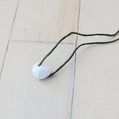 Clay bead necklace