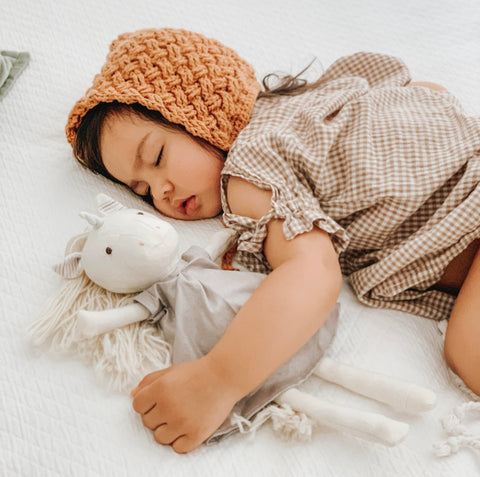 Baby Sleeping with Peaseblossom Unicorn